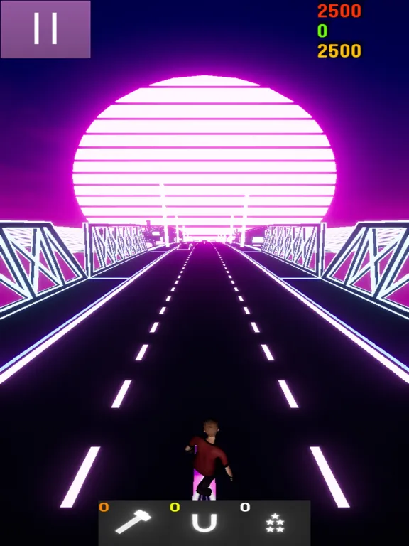 Captures d'écran de Vaporwave Skateboarding iPad 